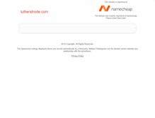 Tablet Screenshot of lutherstrode.com